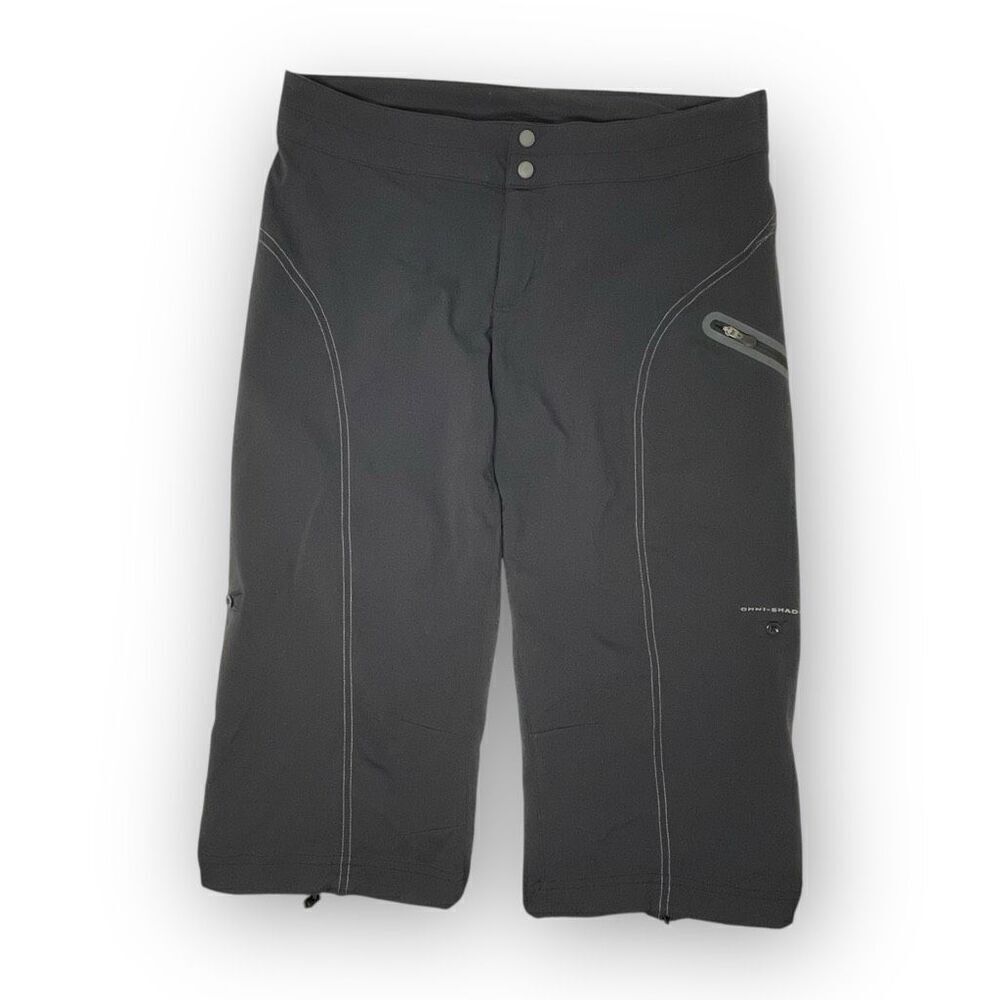 Columbia Titanium Black Khaki Style Capri Pants Outdoor Fishing Black Size 4